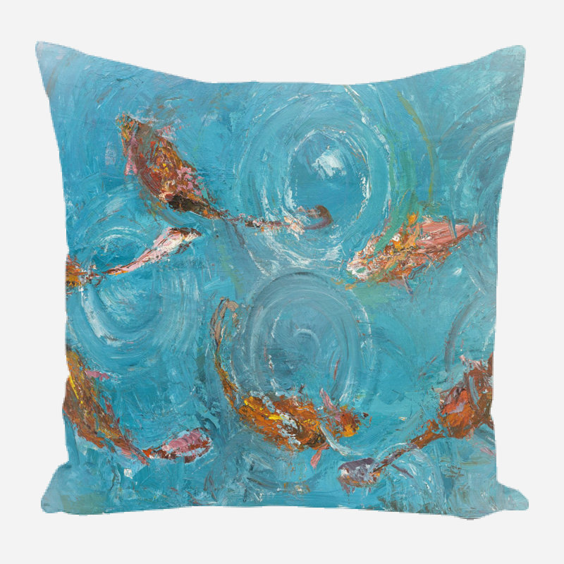 Linen Square Pillow Cover & Insert, 17" x 17"