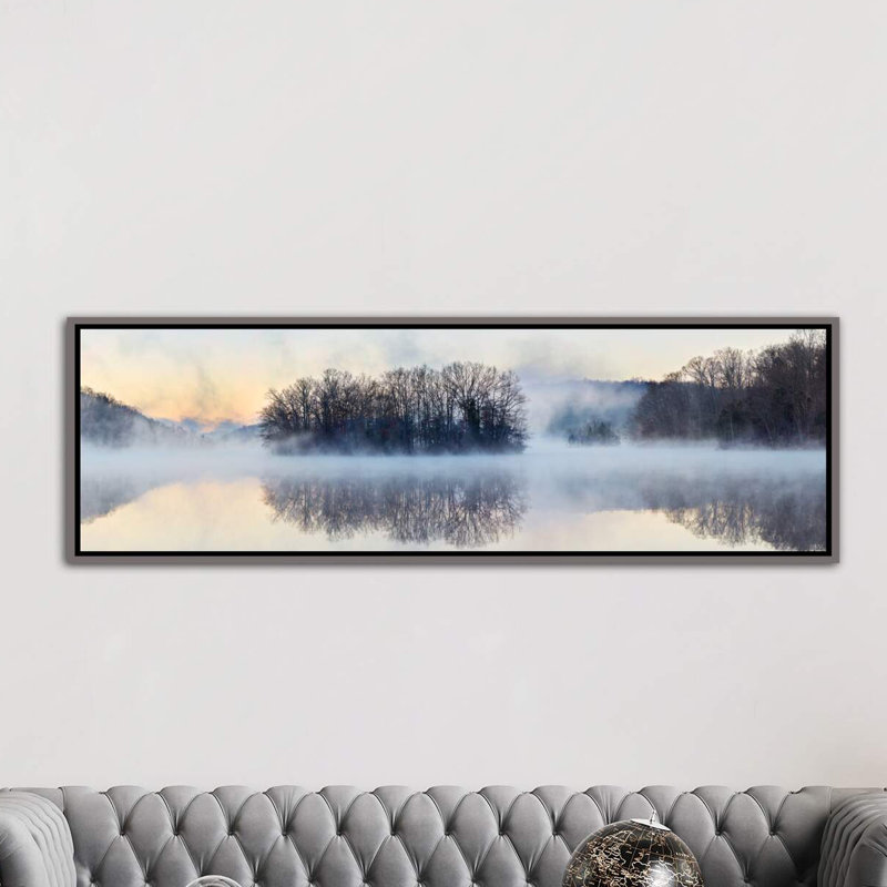 «Scene on the Water VIII» par James McLoughlin - reproduction de photo panoramique, H 20 po x l 60 po x P 1,5 po
