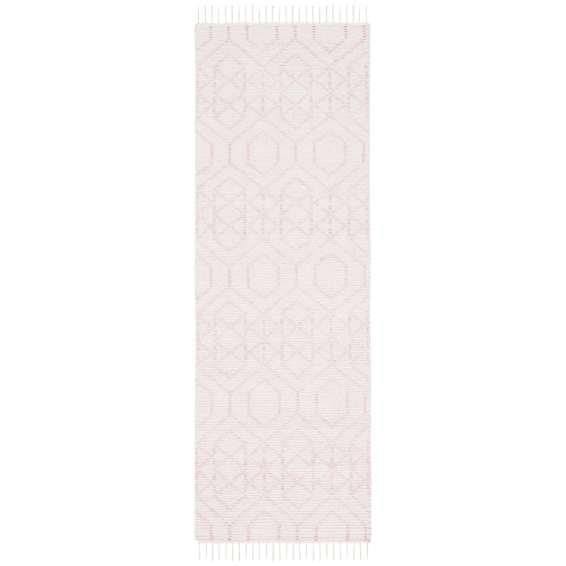 Montauk Hand Loomed Cotton Geometric Rug, Runner 2'3" x 7'