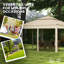 Brayven 3.25m x 3.25m Metal Patiio Gazebo