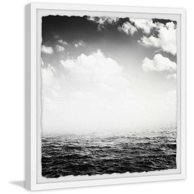 Blinding White Horizon by Marmont Hill - Single Picture Frame Painting, 81cm H x 81cm W