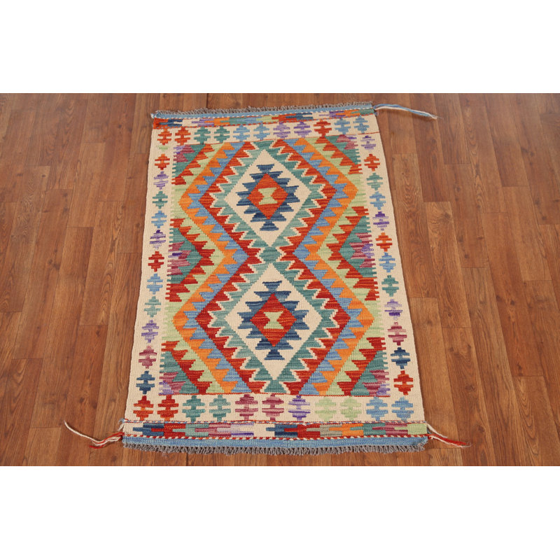 South Western Kilim Oriental Accent Rug 3x4
