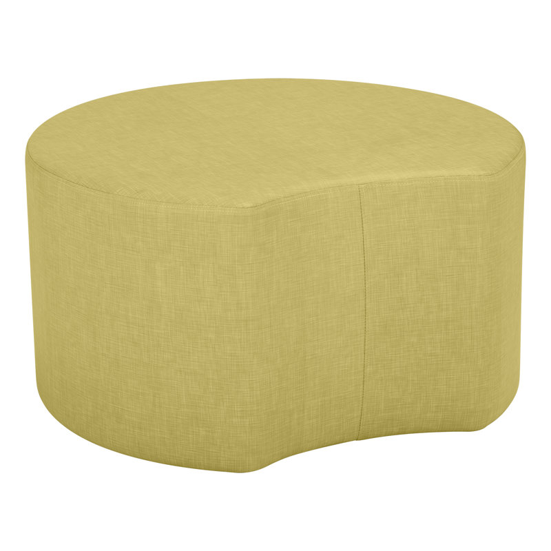 Learniture Structured Crescent Stool -Flexible Modular Collaborative Soft Seating For Office, Home, Lounge And School Classrooms With Durable Frame 1014N