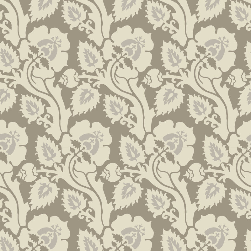 Papier peint botanique Paisley Briar - Birch Bark