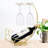 Syid 1 Bottle Tabletop Wine Bottle & Glass Rack-910225660