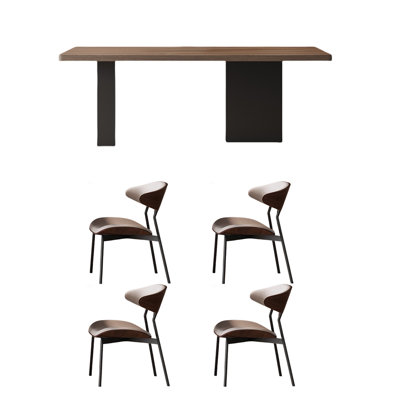 Table et chaises de salle à manger moderne et moderne