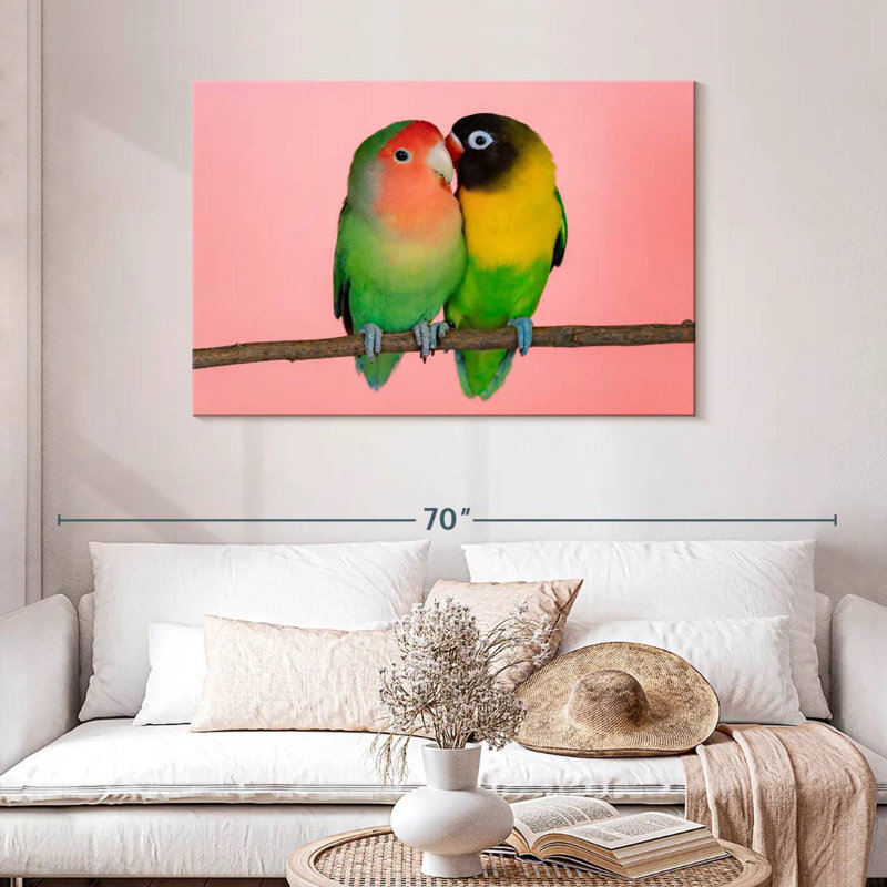 Hardie Smooching Lovebirds, H 30 po x l 45 po