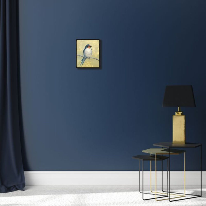 Small Blue Bird II Print by Ryan Brown, 46.5" H x 37.5" W