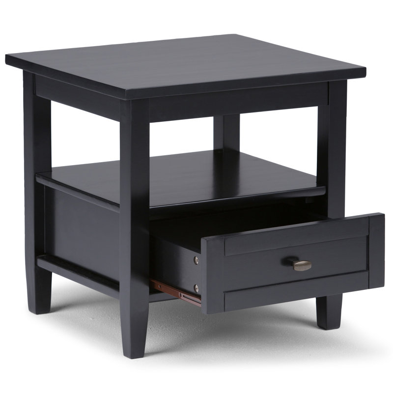 Warm Shaker - Table de bout - Noir, Noir