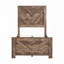 Lit à panneau Rustic Brown-81583240