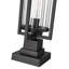 Luminaire d'extérieur 1 lumière monté en noir Stockton-100157166