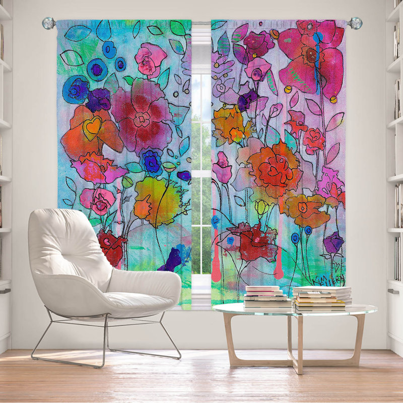 Derney Room Darkening Curtain Pair, 40" W x 82" L