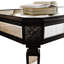 Table basse argentée avec miroir-2088615291