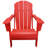 Adirondack Chair Foldup Red 