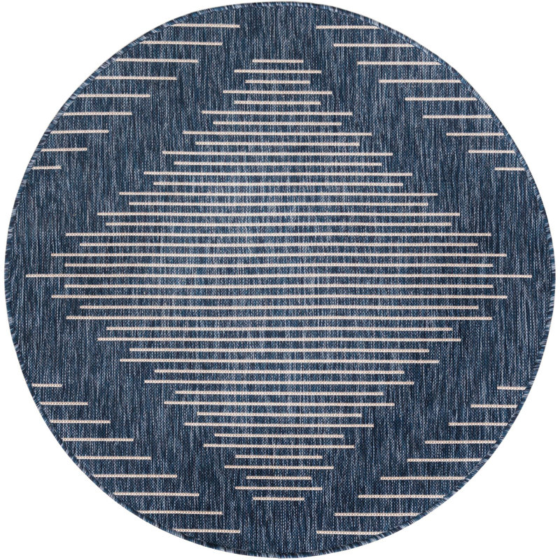Wallington Geometric Indoor Rug, Round 4'