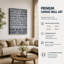 Toile, art mural, lecture inversée, impression de citation sarcastique, décoration murale pour bureau, salle de gym-1885386807