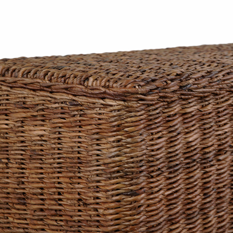 Coffre de rangement tissé en osier de rotin