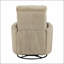 Fauteuil inclinable et pivotant moderne avec revêtement en microfibre et coussins assortis pour un confort et une polyvalence ultimes-1523374905