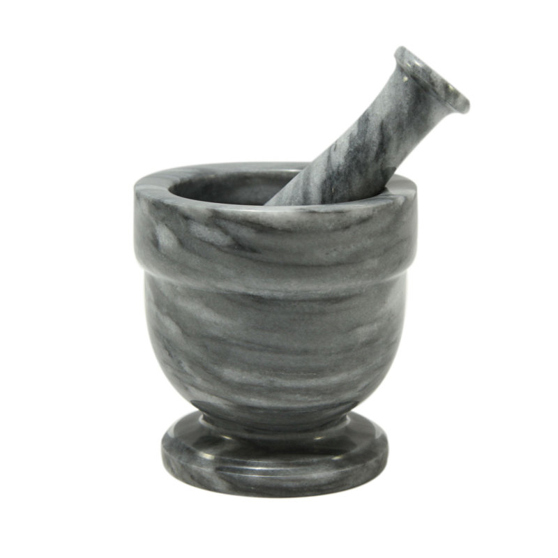 Asclepius Marble Mortar And Pestle Set