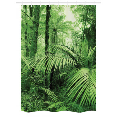 Shower Curtain with Hooks Included