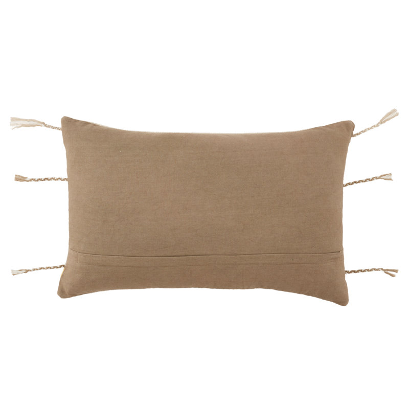 Housse et insert de coussin rectangulaire en coton Torres, Polyfill