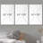 Ensemble de 3 reproductions de photos sur toile tendue-56497760