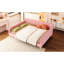 Grand lit de jour rembourré en lin, construction, fonctionnel pour s'asseoir et dormir, sans support de sommier,