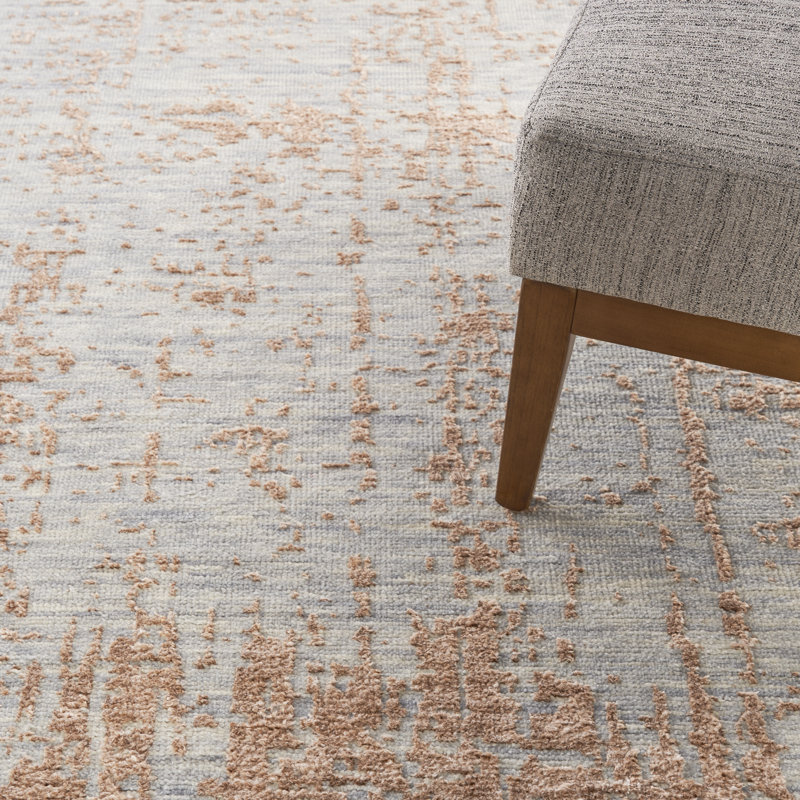 Abstract Hand Woven Area Rug, Rectangle 8'6" x 11'6"