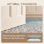 Tapis Indigo2 moderne à motif mosaïque mouchetée abstraite, turquoise, beige, gris, brun, blanc, lavable à la machine, antidérapant, à poils courts, pour l'intérieur et l'extérieur, adapté aux animaux domestiques, idéal pour le salon, la chambre, la salle à manger, l'entrée, le couloir ou le bureau.-470297174