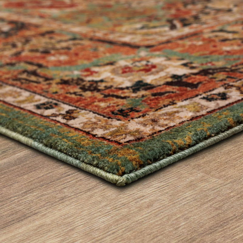 Tapis intérieur en polyester tissé Spice Market Dhahar, Rectangle 9 pi 6 po x 12 pi 11 po