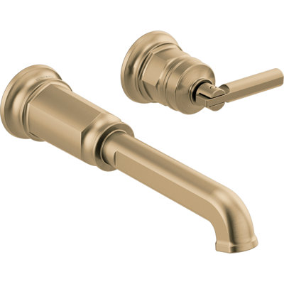Invari® Single-Handle Wall-Mount Lavatory Faucet - Less Handle