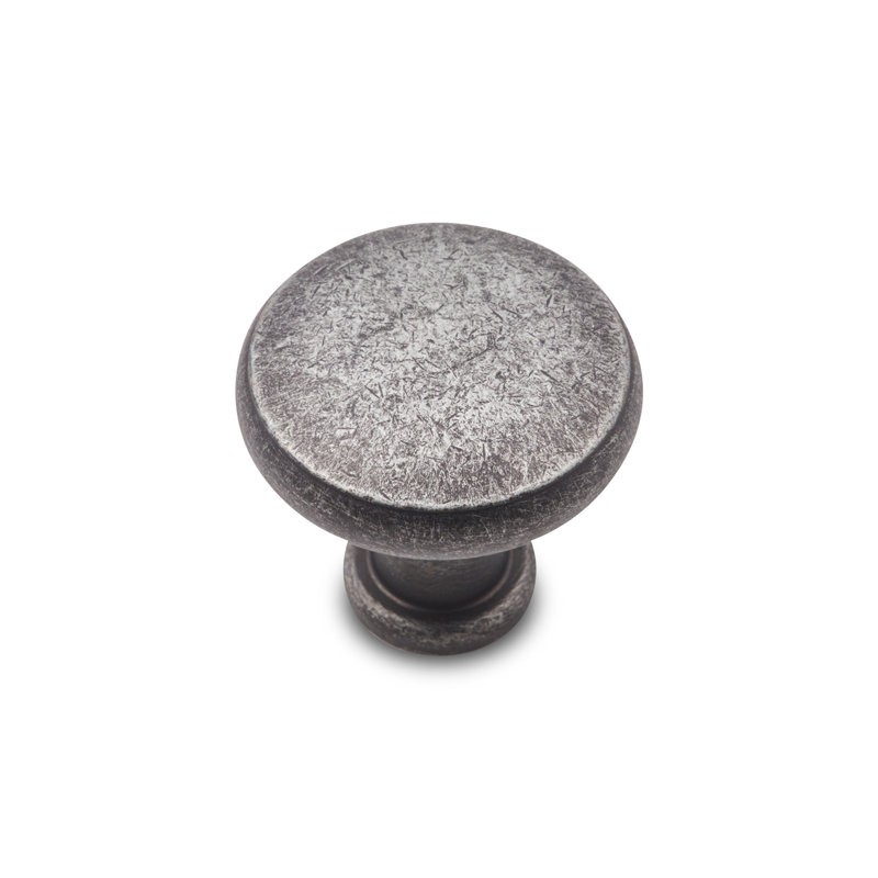 CK Series 1 1/4" Diameter Mushroom Knob, Distressed Nickel