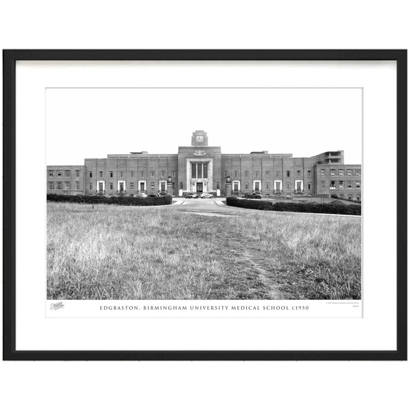 Edgbaston, Birmingham University Medical School C1950 - Single Picture Frame Print, 40cm H x 50cm W x 2.3cm D
