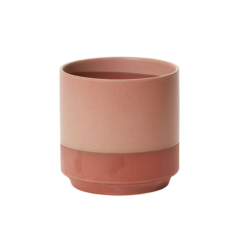 Pot à fleurs en céramique Hardyal Gavin, H 5,5 po x l 5,25 po x P 5,25 po