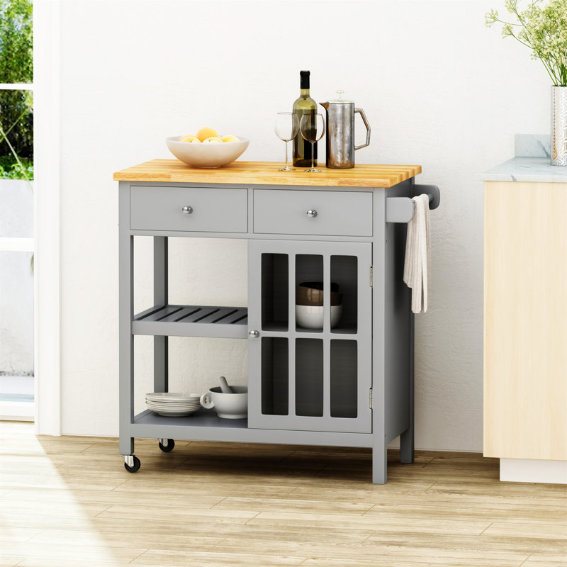 Chariot de cuisine (tabouret non inclus)