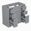 Base de meuble-lavabo simple 35,60 po seulement-99379656