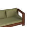 Garden Corner Sofa 5 Seater Rupakus Certified Acacia Wood Left Hand Green-801564007