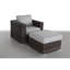Fauteuil d'appoint rembourré confortable