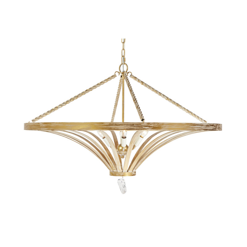 Lustre géométrique unique à 4 lumières Khandis