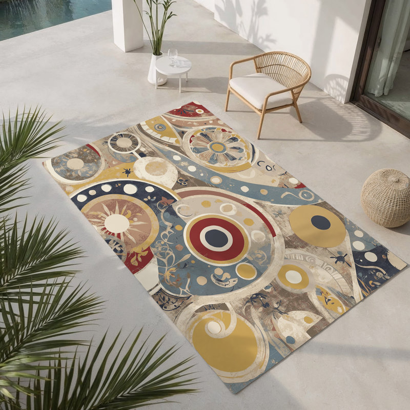 Tapis intérieur et extérieur Lived Spark, Rectangle 5 pi x 7 pi