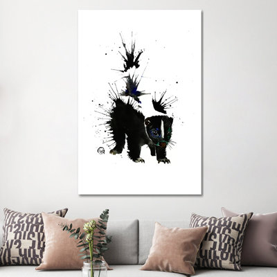 Ink Blot by Lisa Whitehouse - Wrapped Canvas Print