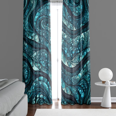Tompson Semi Sheer Curtain Panel Pair