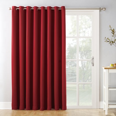 Panneau de rideau occultant thermique à œillets Wayfair Basics® pour porte-fenêtre coulissante