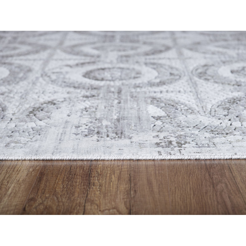 Altura Viscose Geometric Indoor Rug, Rectangle 7'10" x 10'10"