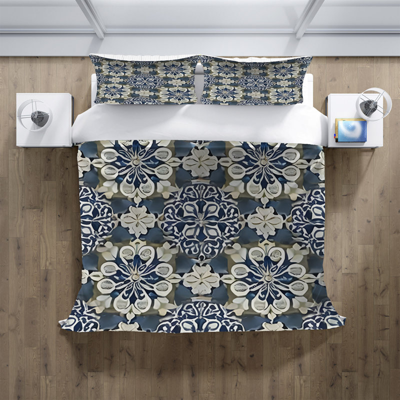 Abstract Duvet Cover, King Duvet Cover + 2 King Shams