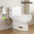 DeerValley Concord Elongated One-Piece Toilet, 12" Rough In Size White Toilet with Comofrt ADA Seat Height Toilet (Seat Included)-100542132