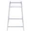 Tabouret de comptoir Staten Chrome sans dossier (chaises de salle à manger uniquement)