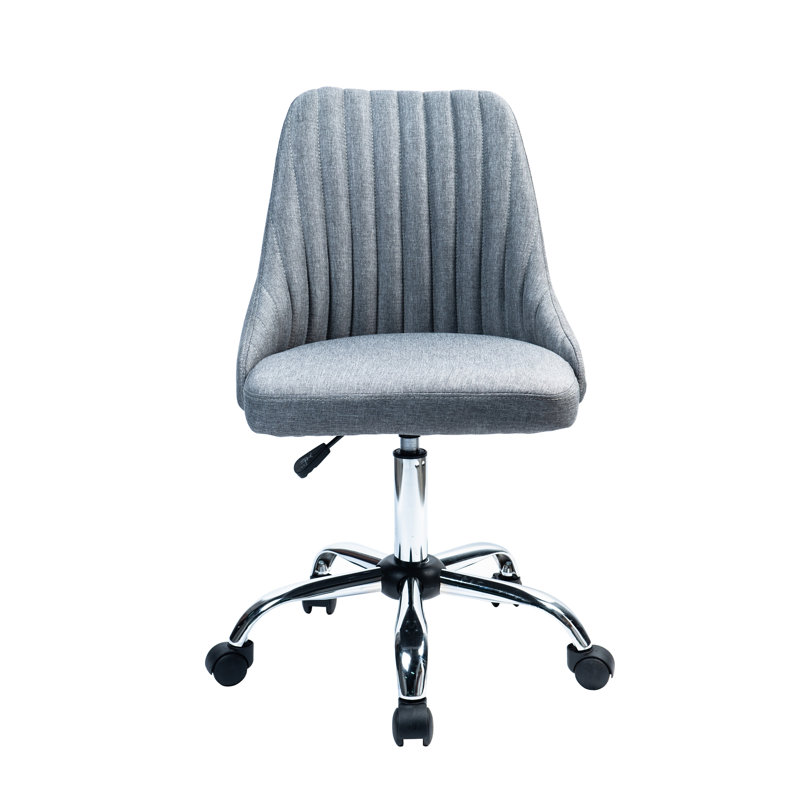 Hashtag Home Fabric Office Chair, Grey