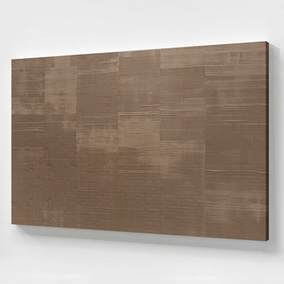 Sienna Squares I Canvas Print