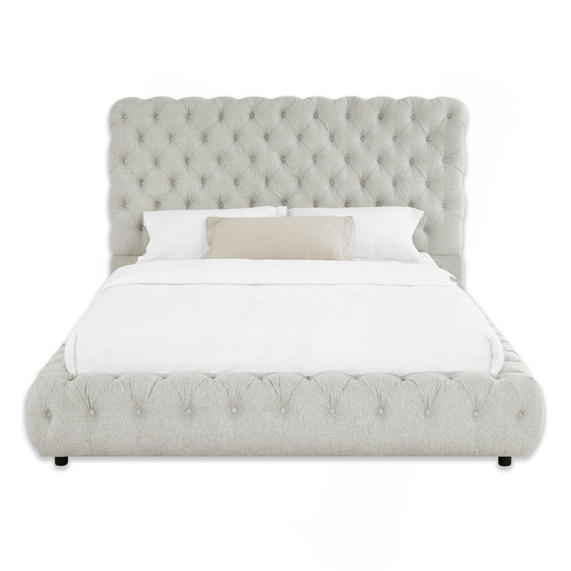 Tête de lit et pied de lit capitonnés 1pc